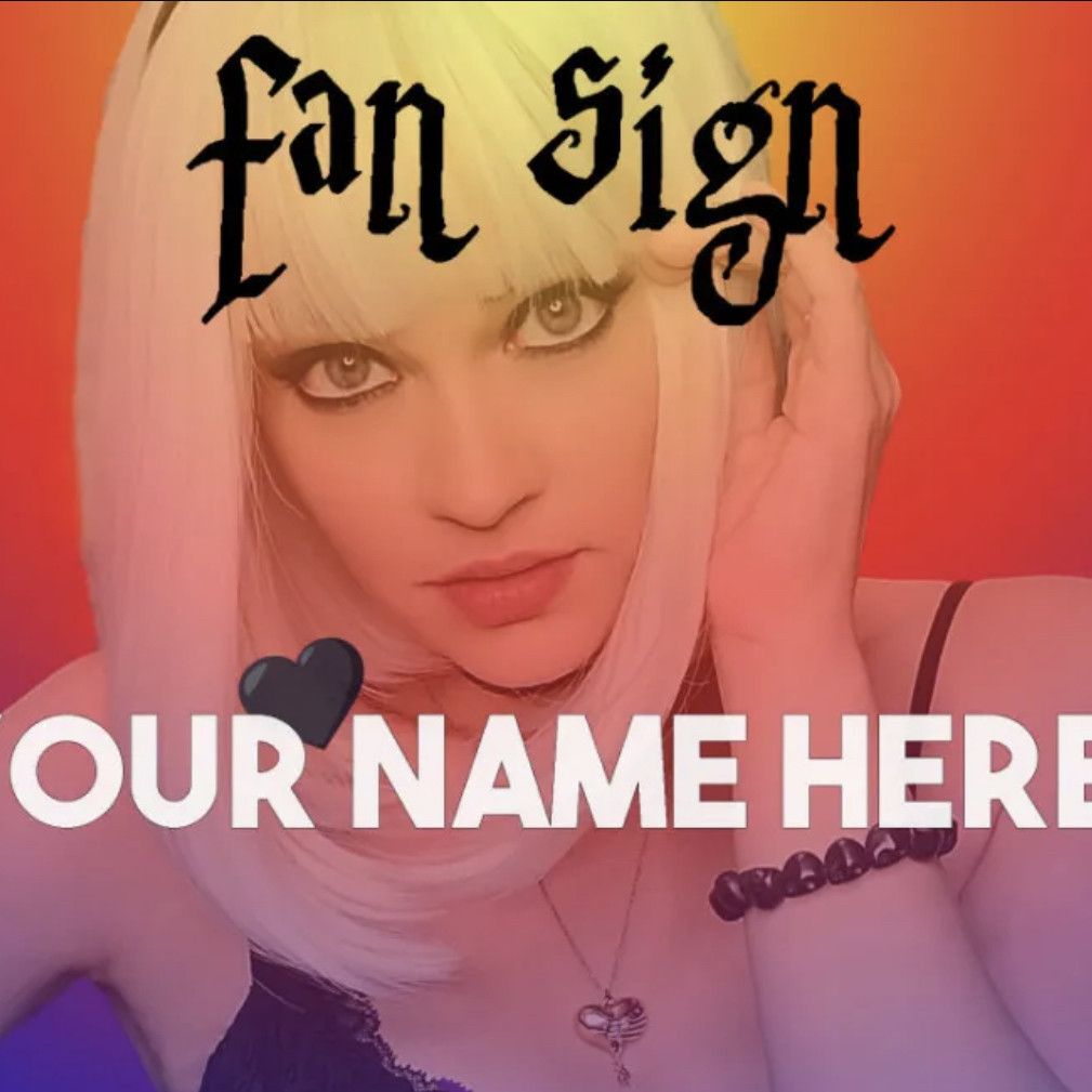 Fan sign