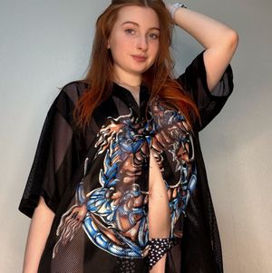 Worn Sheer ShortSleeve Shirt