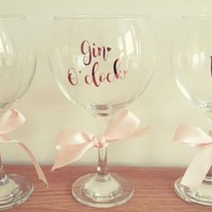 Custom gin glass