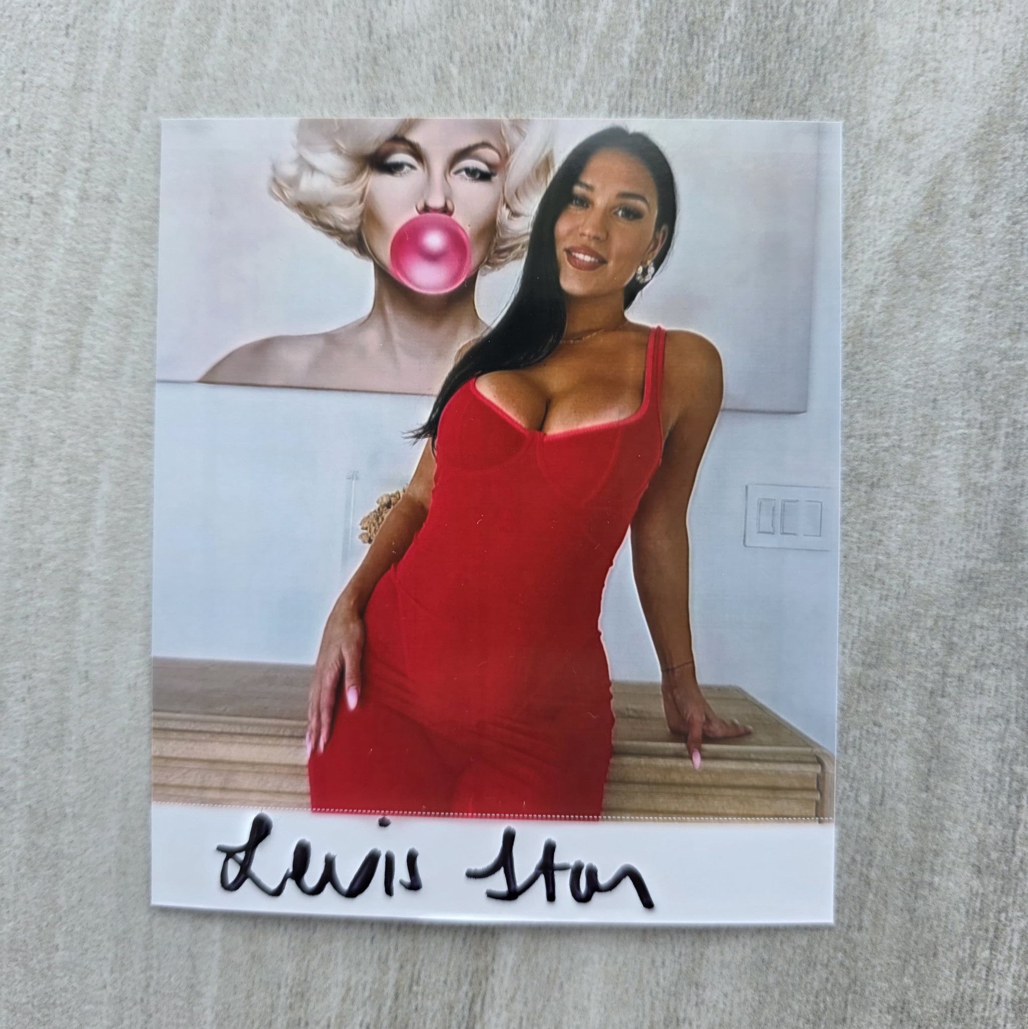 HandSigned Polaroid Photo  Exclusive Collectible 4