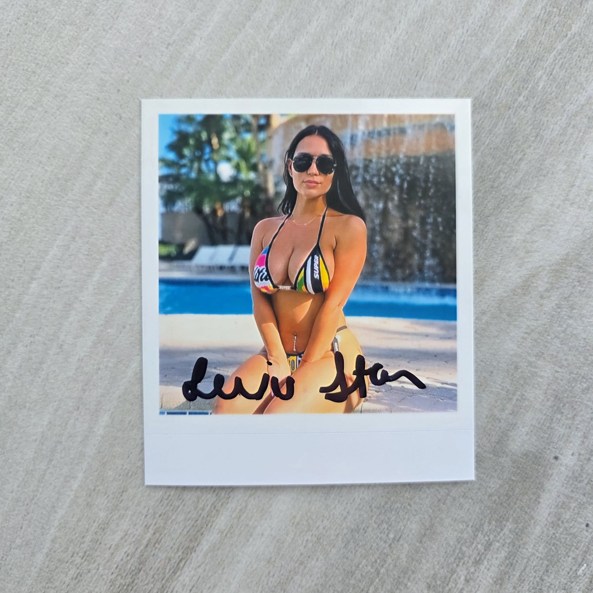 HandSigned Polaroid Photo  Exclusive Collectible 8