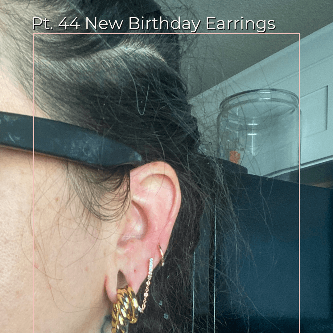 Pt 44 New Birthday Earrings Set