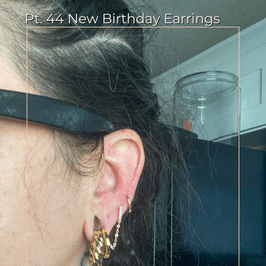 Pt 44 New Birthday Earrings Set