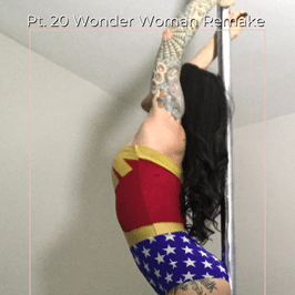 Pt 20 Wonder Woman Remake Pole Dance Fetish Set