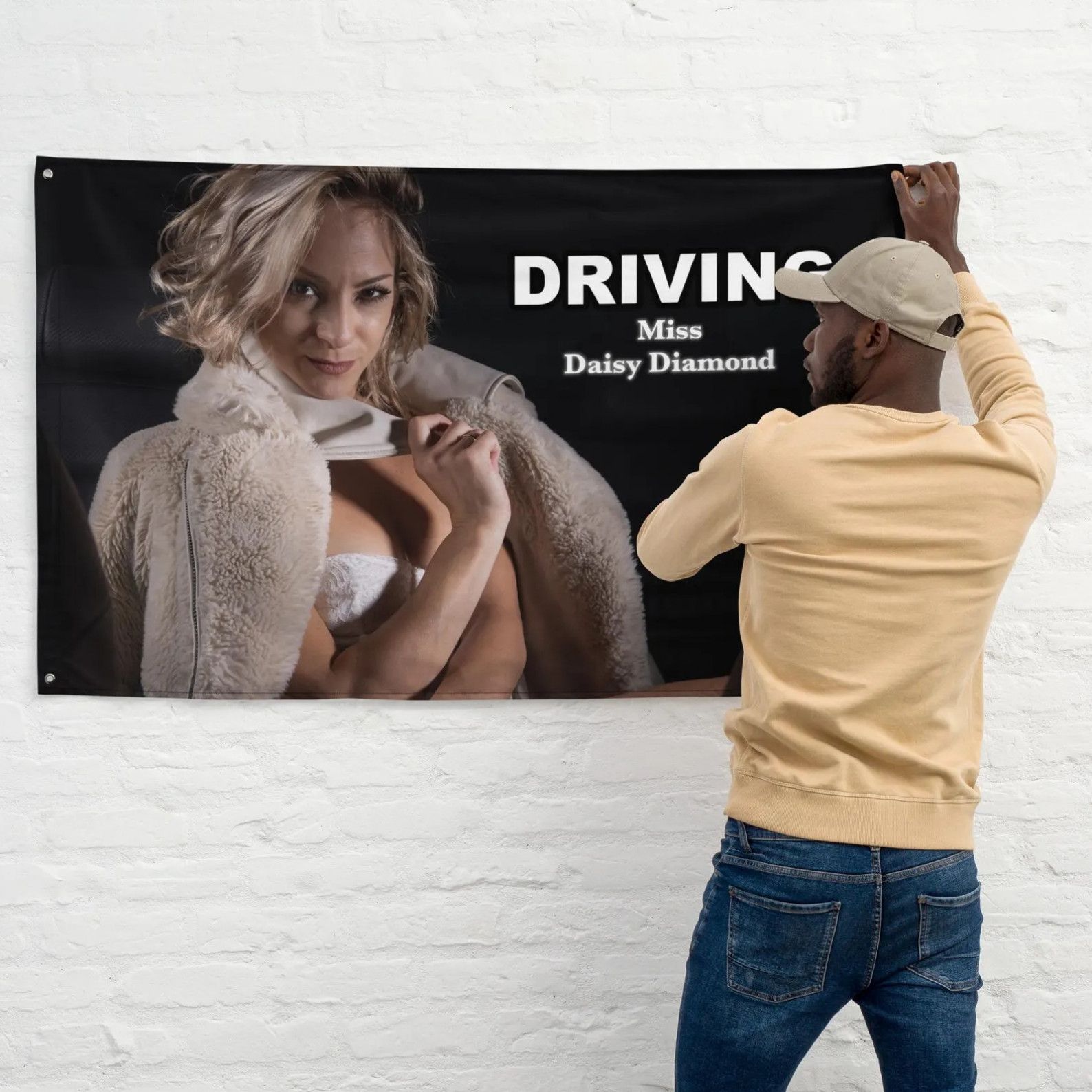 Flag Driving Miss Daisy Diamond