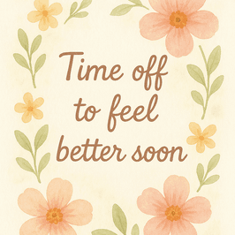 Get well card for my surgery