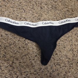 Black Thong worn by me