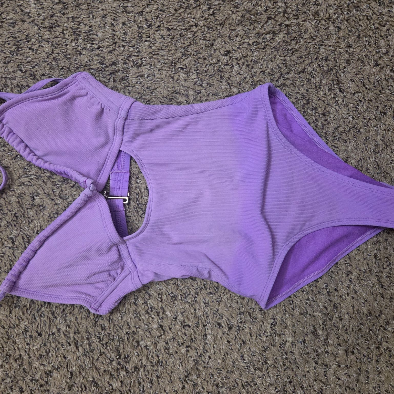 Purple One Piece Bathing Suite