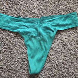 Cotton Green Thong