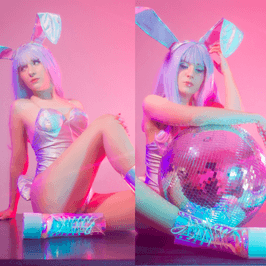 Disco Bunny Photoset