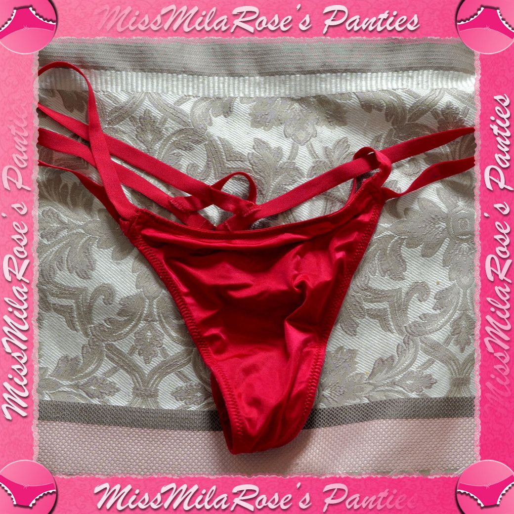 Red Victoria Secret Thong