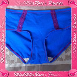 Blue Full Back Panty