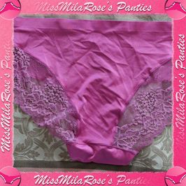 Silky Purple Laced Panty