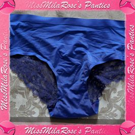 Silky Blue Laced Panty