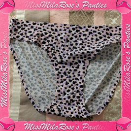 Peach Cheetah Print Panty