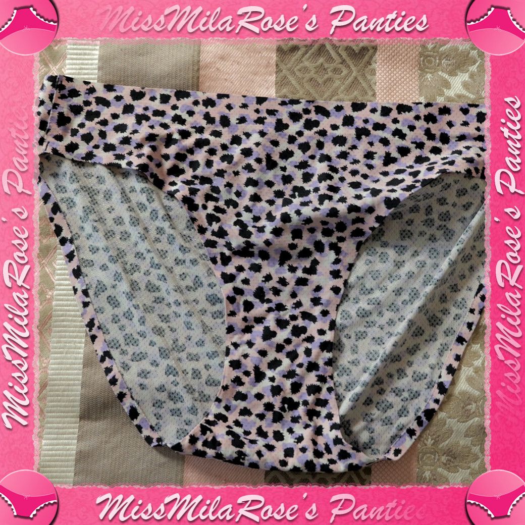Peach Cheetah Print Panty