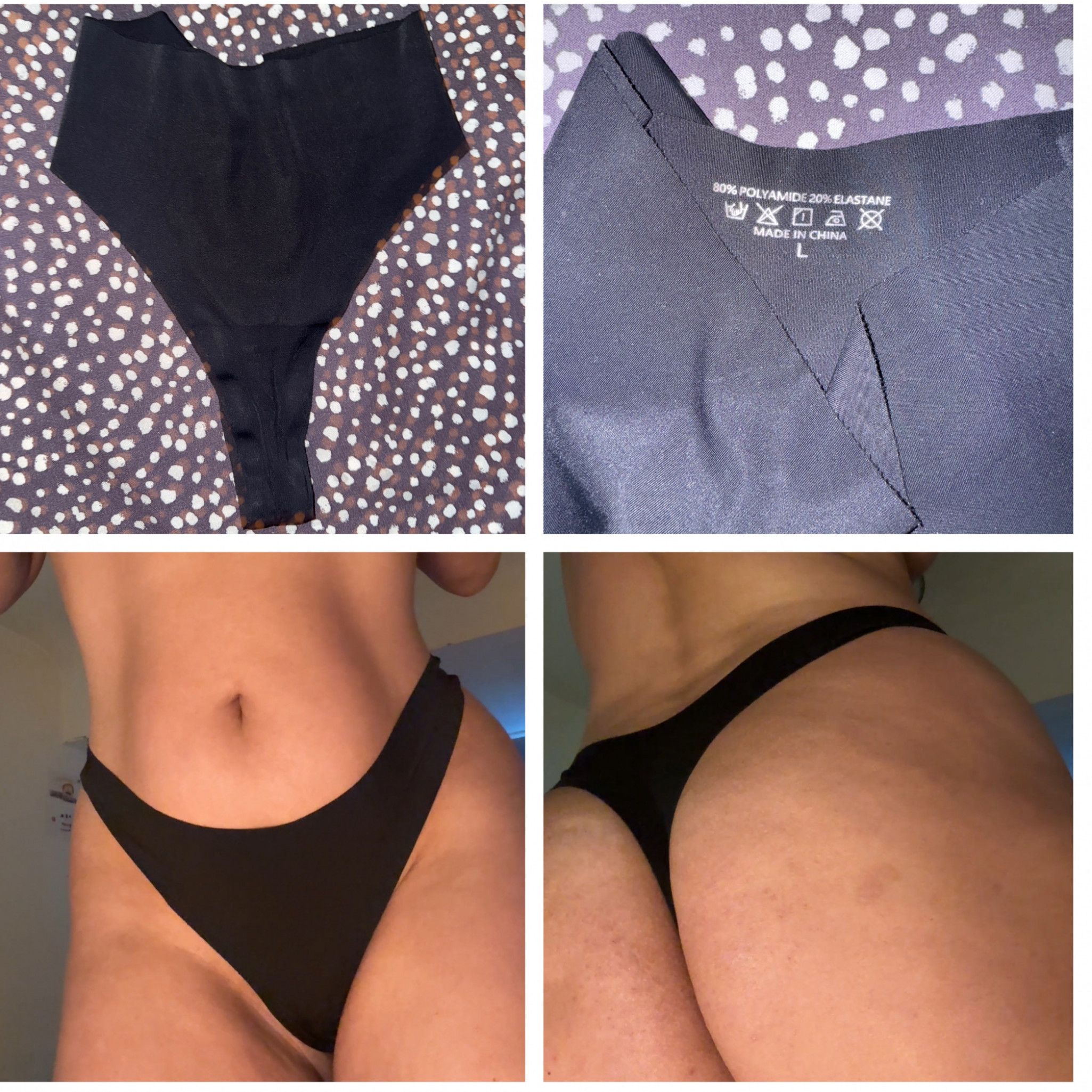 No Lines Just Desire  A sleek black thong