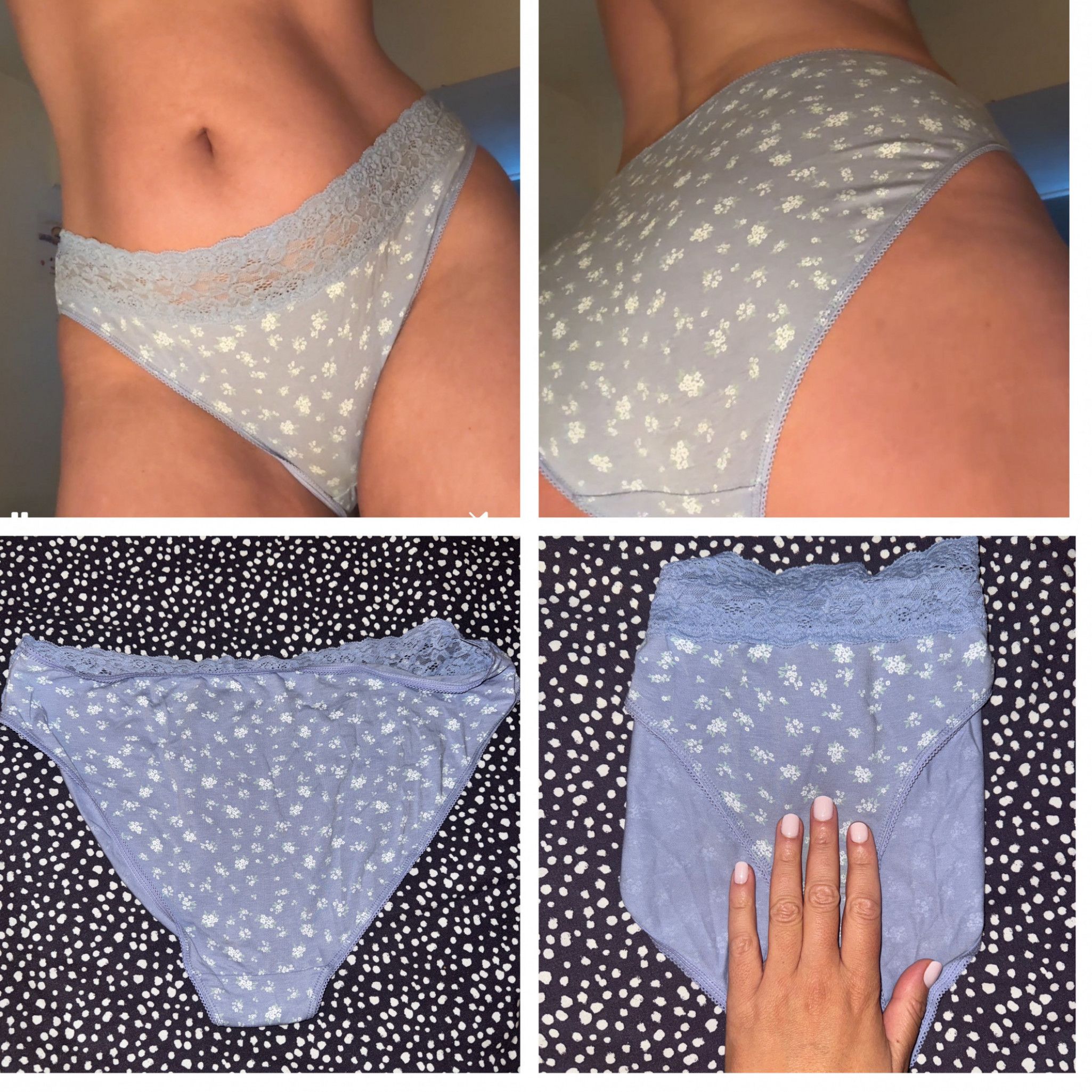 Soft Blue Comfort Panties