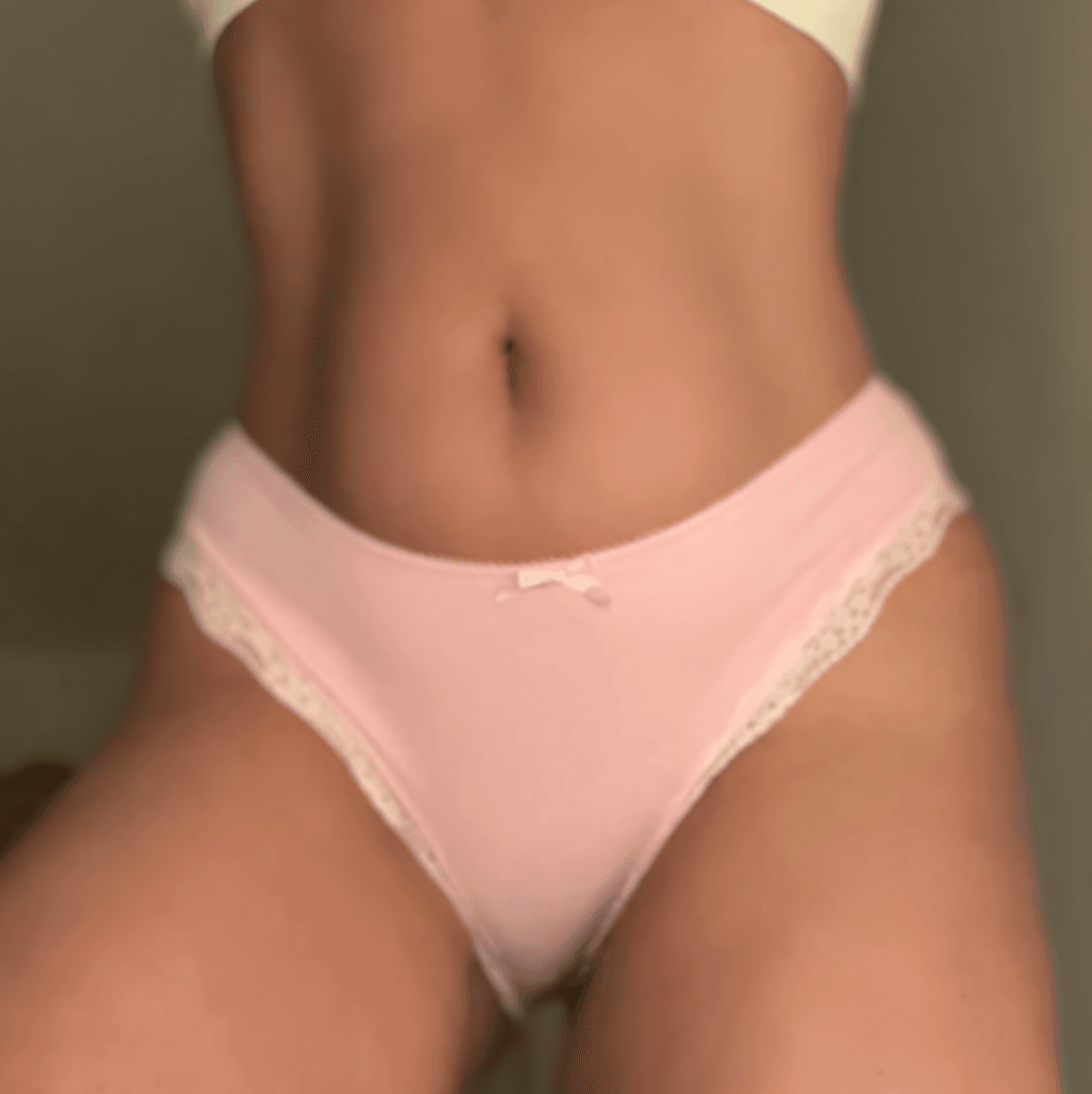 Striped Temptation Pink Full Briefs