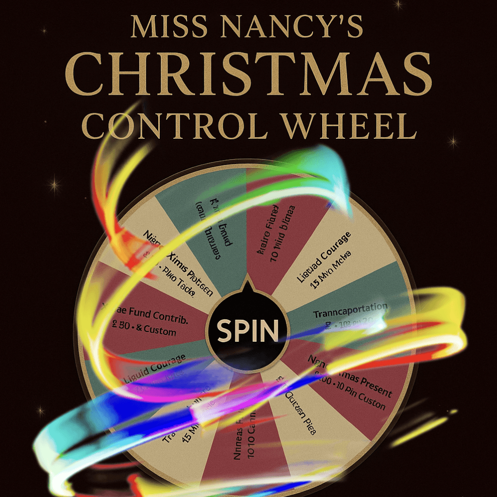 MISS NANCYS CHRISTMAS FINDOM CONTROL WHEEL 10 to spin