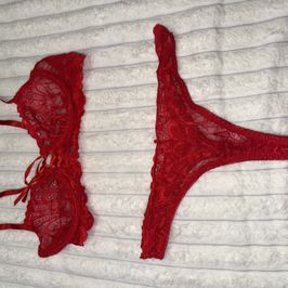 Red Lingerie Set from pro scene