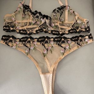 Sheer Nude Lingerie Set