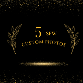 5 photos personnalisée