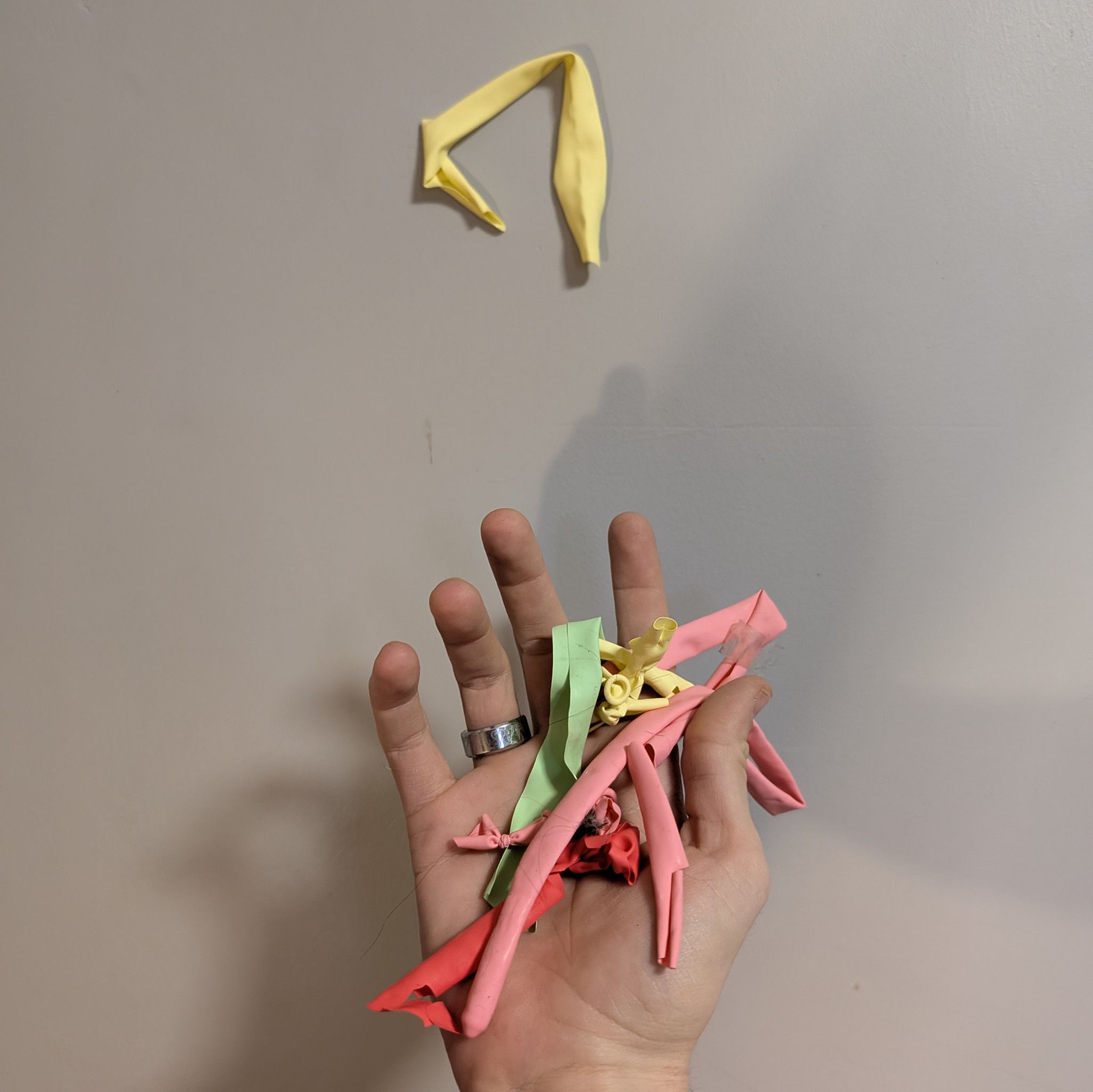 Handful of Popped Balloon Remnants From Streams and Vids