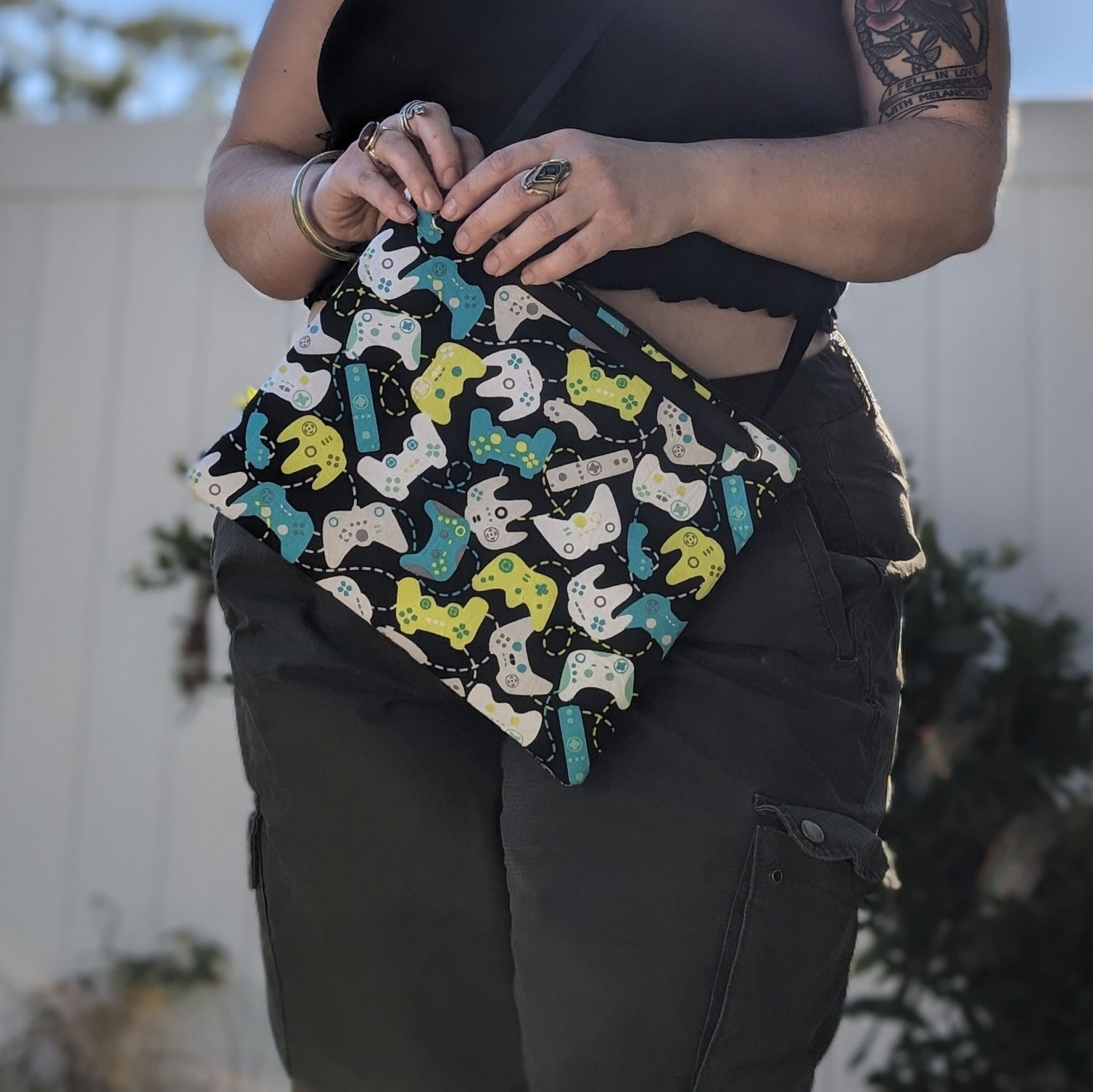 In Control HANDMADE Shoulder Bag with Adjustable Straps