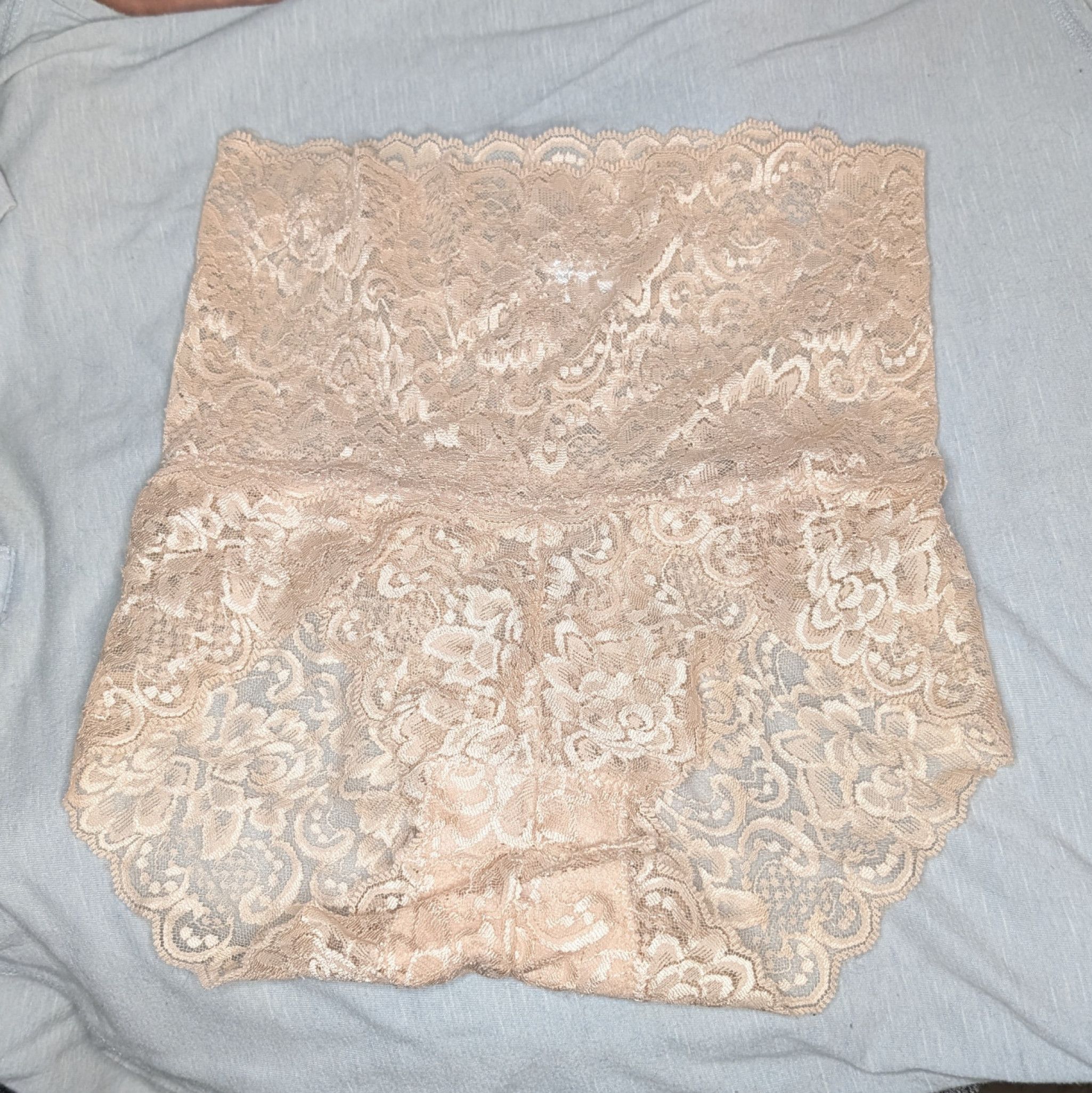 Worn Lace Panties Boy Shorts Femboy Undies