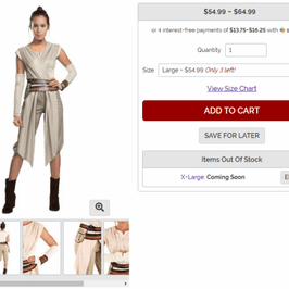 Rey Skywalker Costume