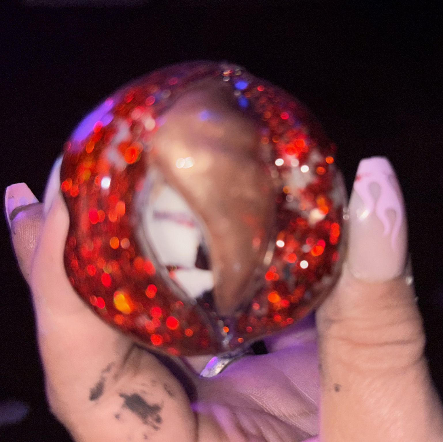 Sexy vampire resin keychain