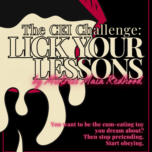 The CEI challenge: LICK YOUR LESSONS