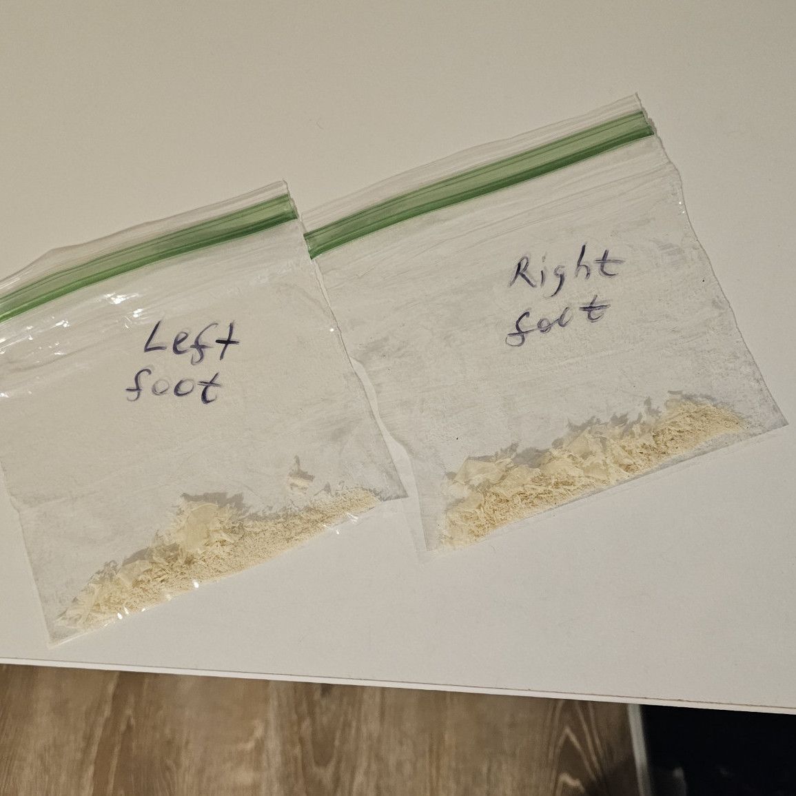 FOOT CHIPS AND DUST! LITTLE BAG
