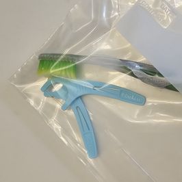 Toothbrush and floss