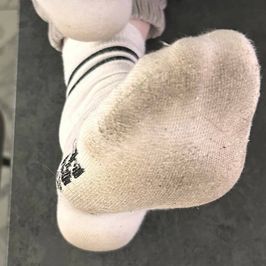Dirty white socks
