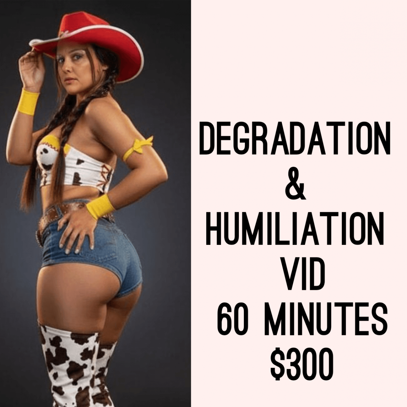 Degradation and Humiliation Custom Video