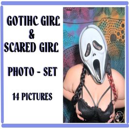 GOTIC GIRL AND SCARED GIRL