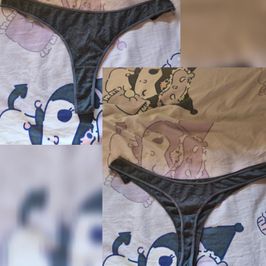 DARK GRAY THONG