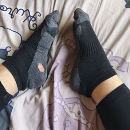 HALFRIPPED GRAY SOCKS