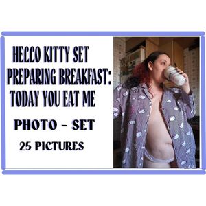 HELLO KITTY SET: PREPARING BREAKSFAST TODAY YOU ET ME