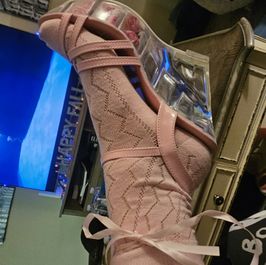 Pink Kawaii Bow Socks