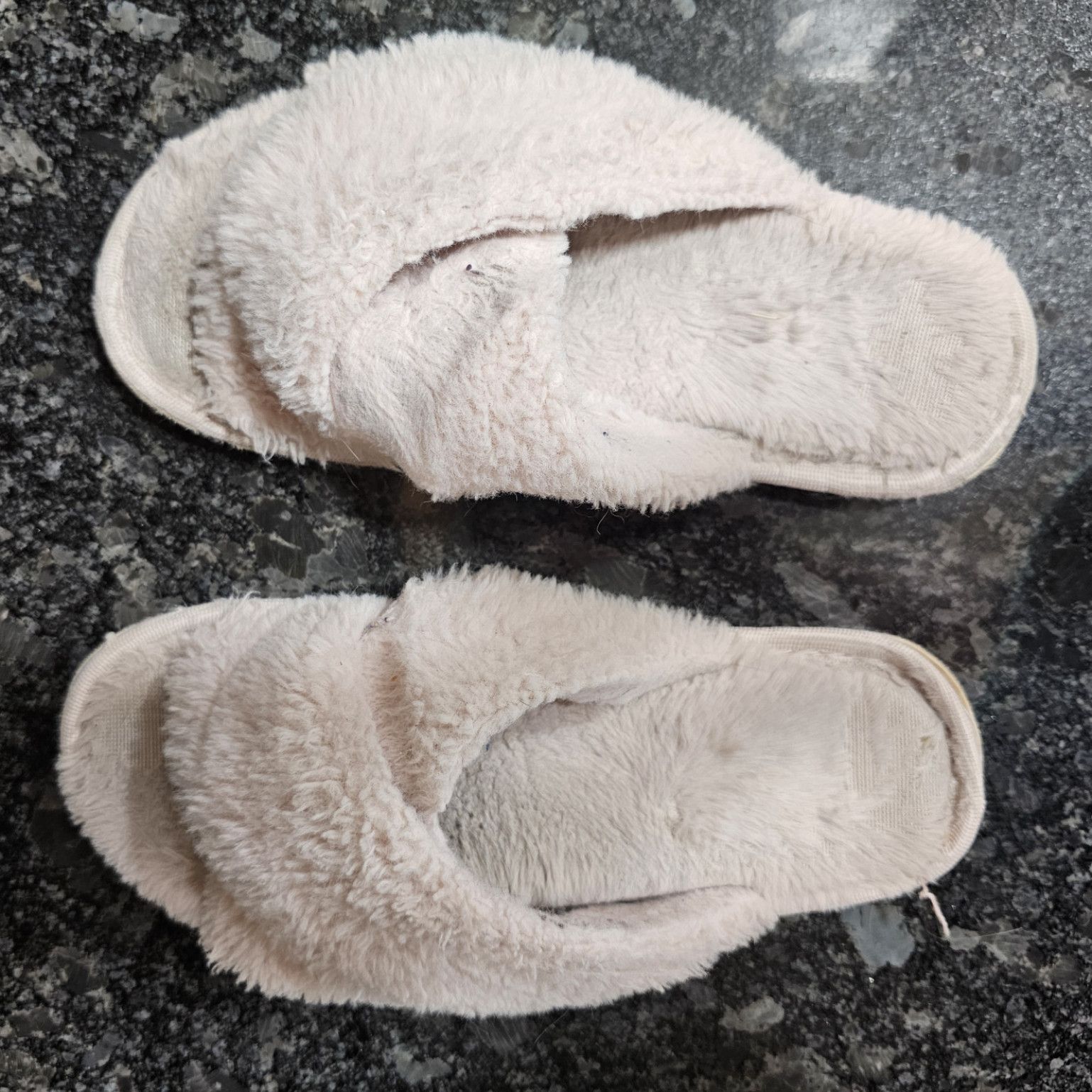 Very well worn slippers