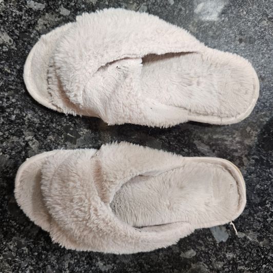 Very well worn slippers