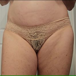 Cute stretchy Lace panty  worn full day before sending