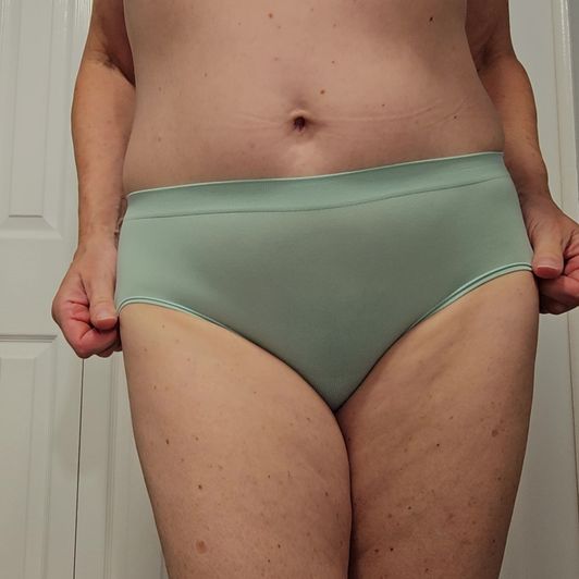 Soft and stretchy well worn panty worn the day before ship
