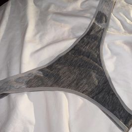 Soaked panties from my playtime
