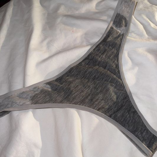 Soaked panties from my playtime