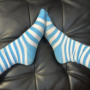 Dirty Sweaty Striped High Socks