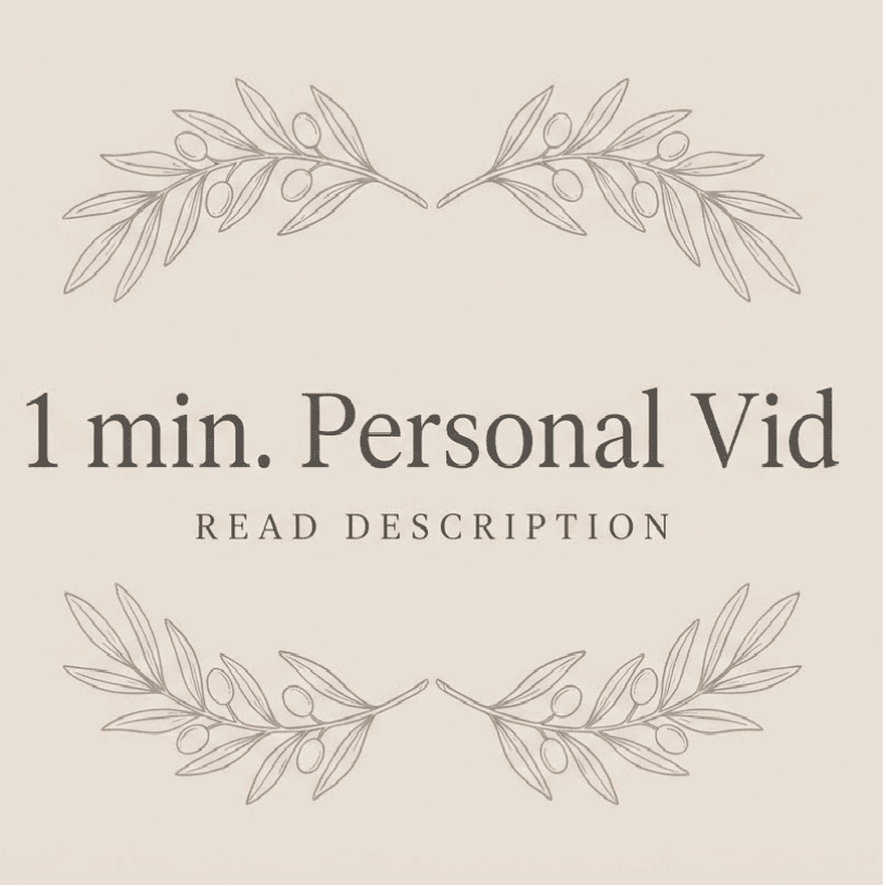 1 Minute SFW Personal Video